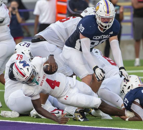 Manvel Football Rough start, penalties sink Ball High's season debut against Manvel ...