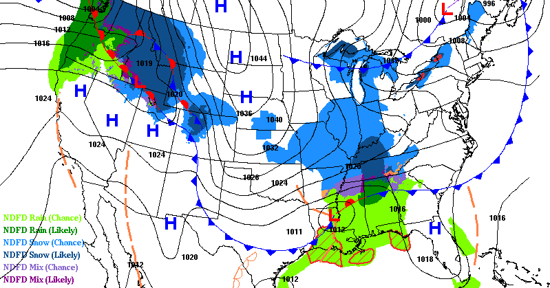 A changeable weather pattern and a chance for much needed rain in our ...