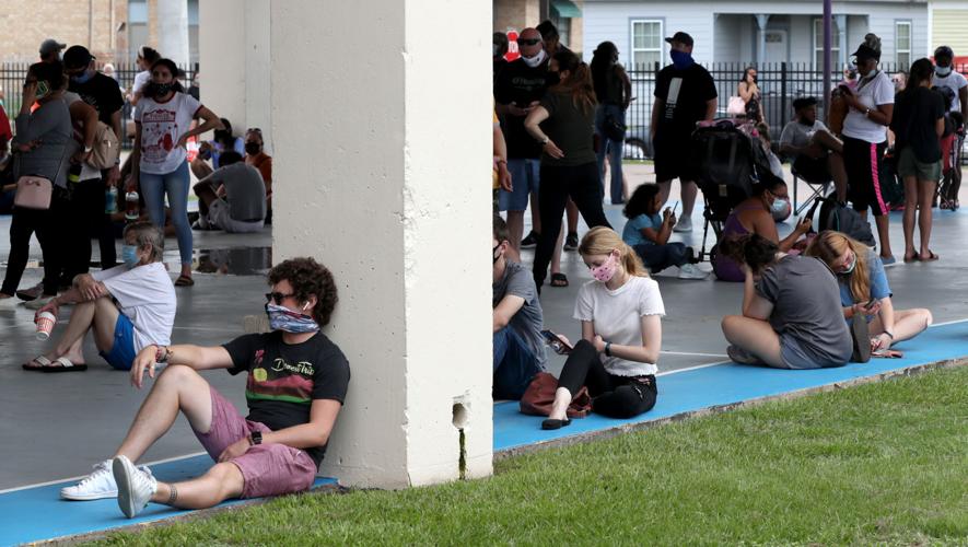 Long lines, waits for COVID19 testing in Galveston Local News The