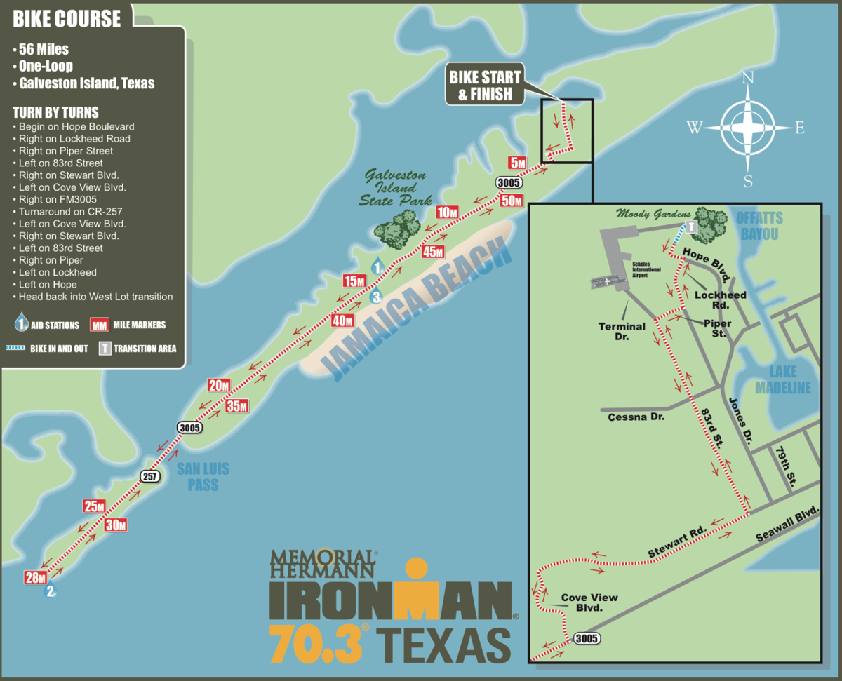 Galveston roads to be closed for Sunday Ironman race Local News The