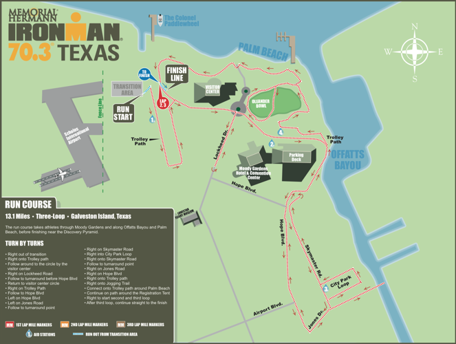 Galveston roads to be closed for Sunday Ironman race Local News The Daily News