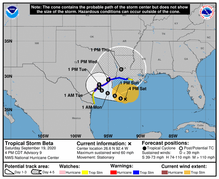 Storm Surge Warning issued for Galveston area Weather Man Stan The