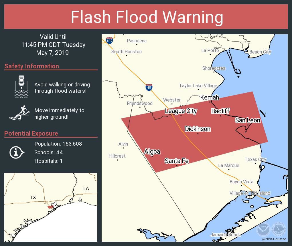 Weather warnings in effect in Galveston County Local News The Daily News