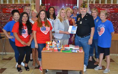 VFW Post No. 8248 donates school supplies