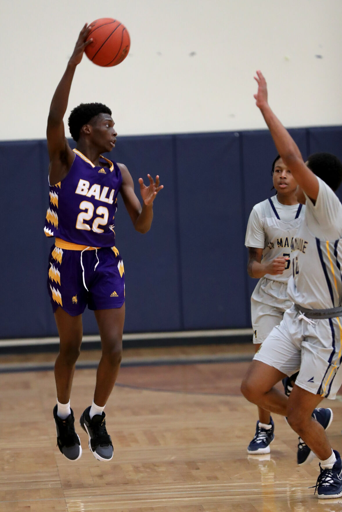 Ball High vs. La Marque basketball Local Sports The Daily News