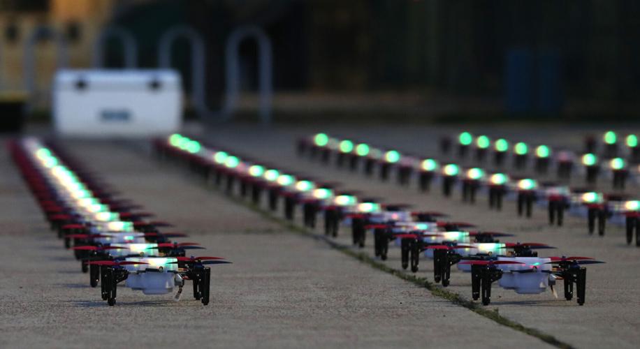 Drone show helps kick off spring break in Galveston Local News The