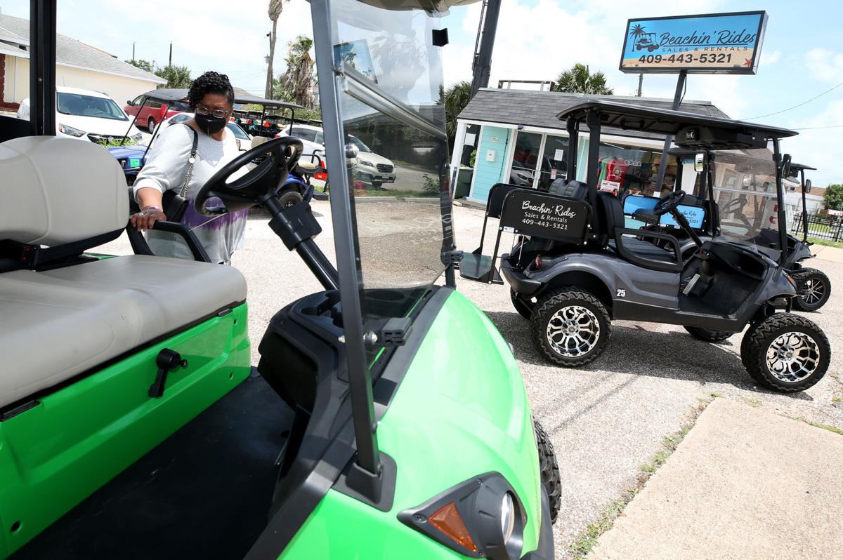 golf cart rentals near galveston tx