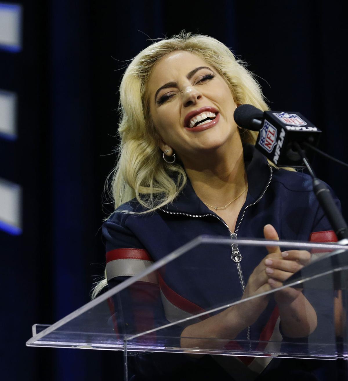 Lady Gaga at Super Bowl LI