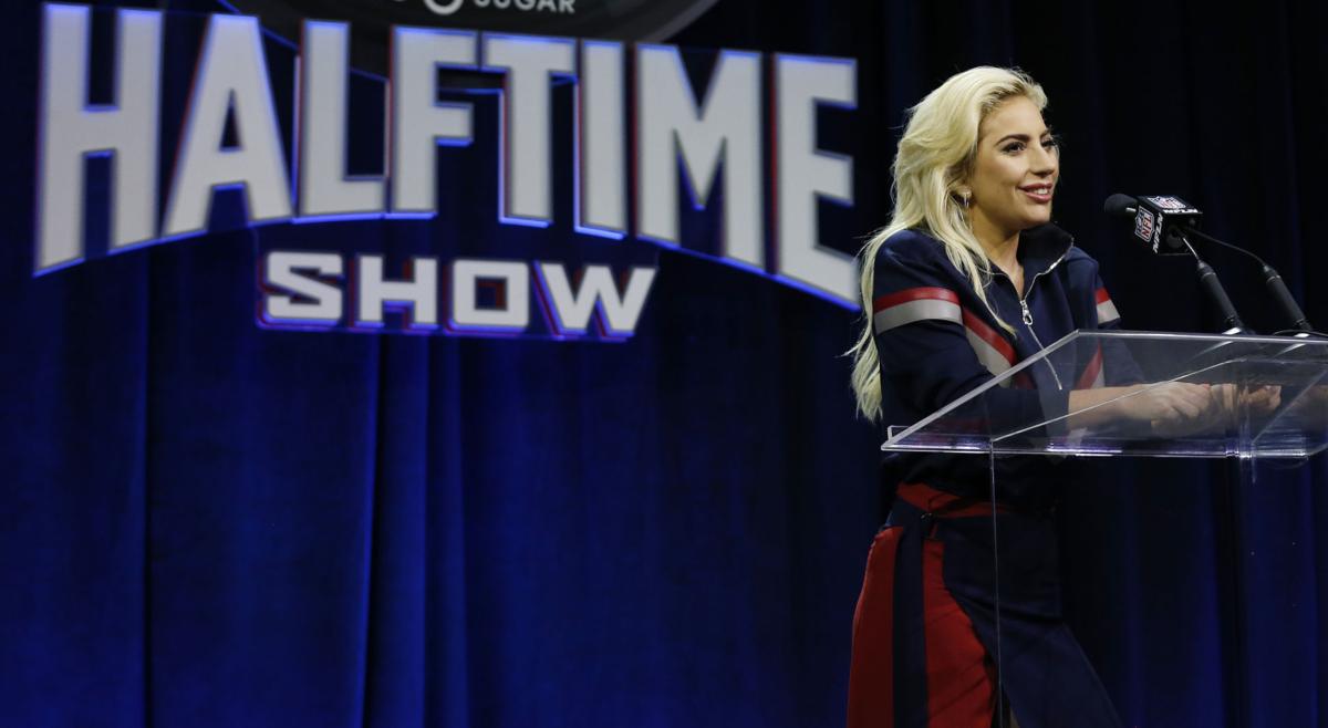 Lady Gaga at Super Bowl LI