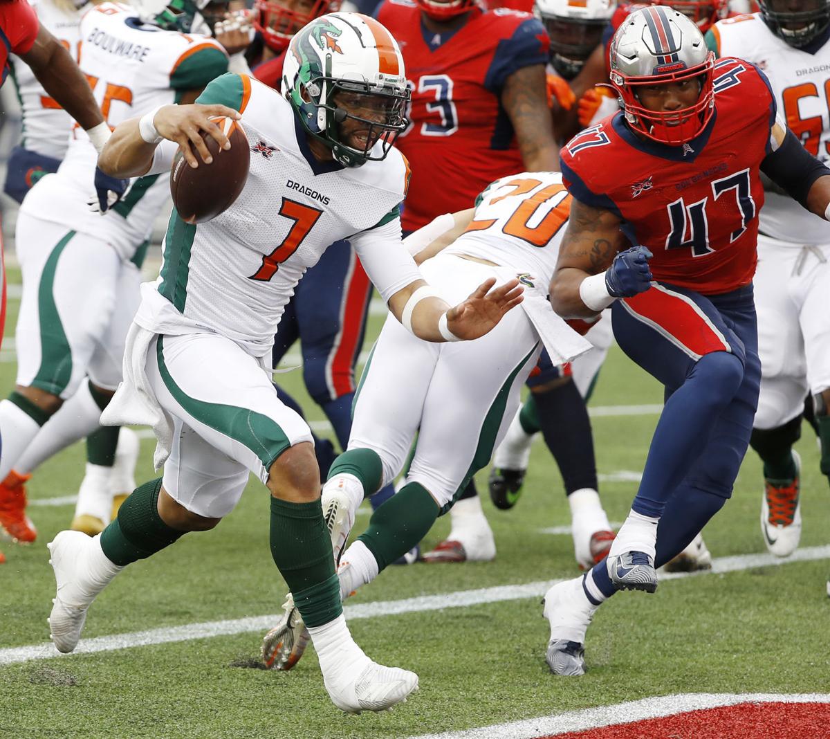 XFL Houston Roughnecks vs. Seattle Dragons