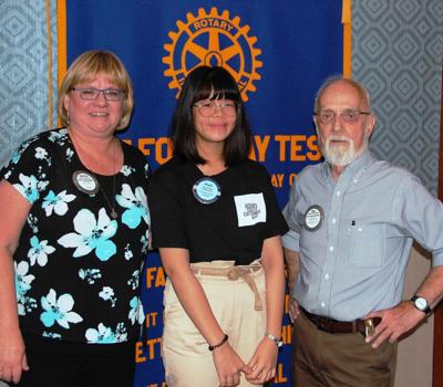 Rotary Club's new foreign exchange student