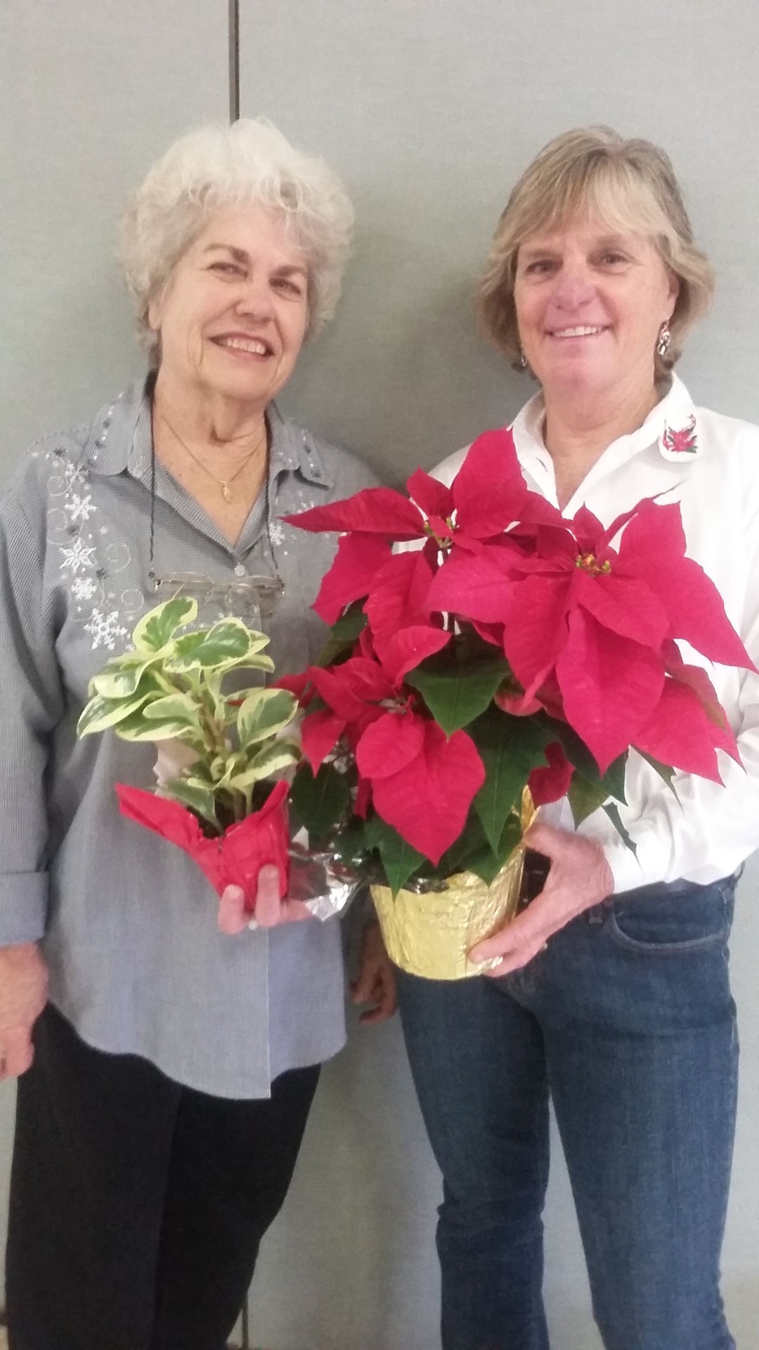 Donita Brannon speaks to garden club
