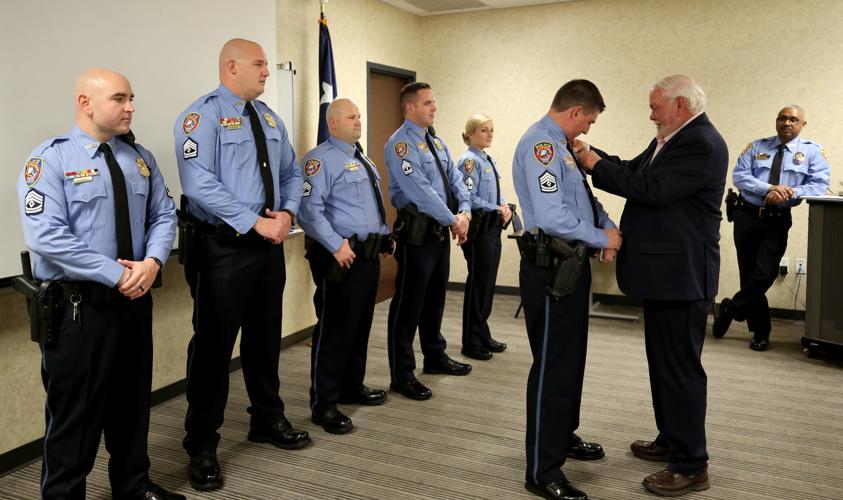 Six Galveston officers promoted to sergeant Police News The Daily News