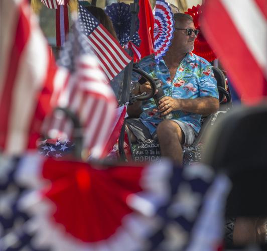 Star Spangled Carts parade through Galveston to honor military