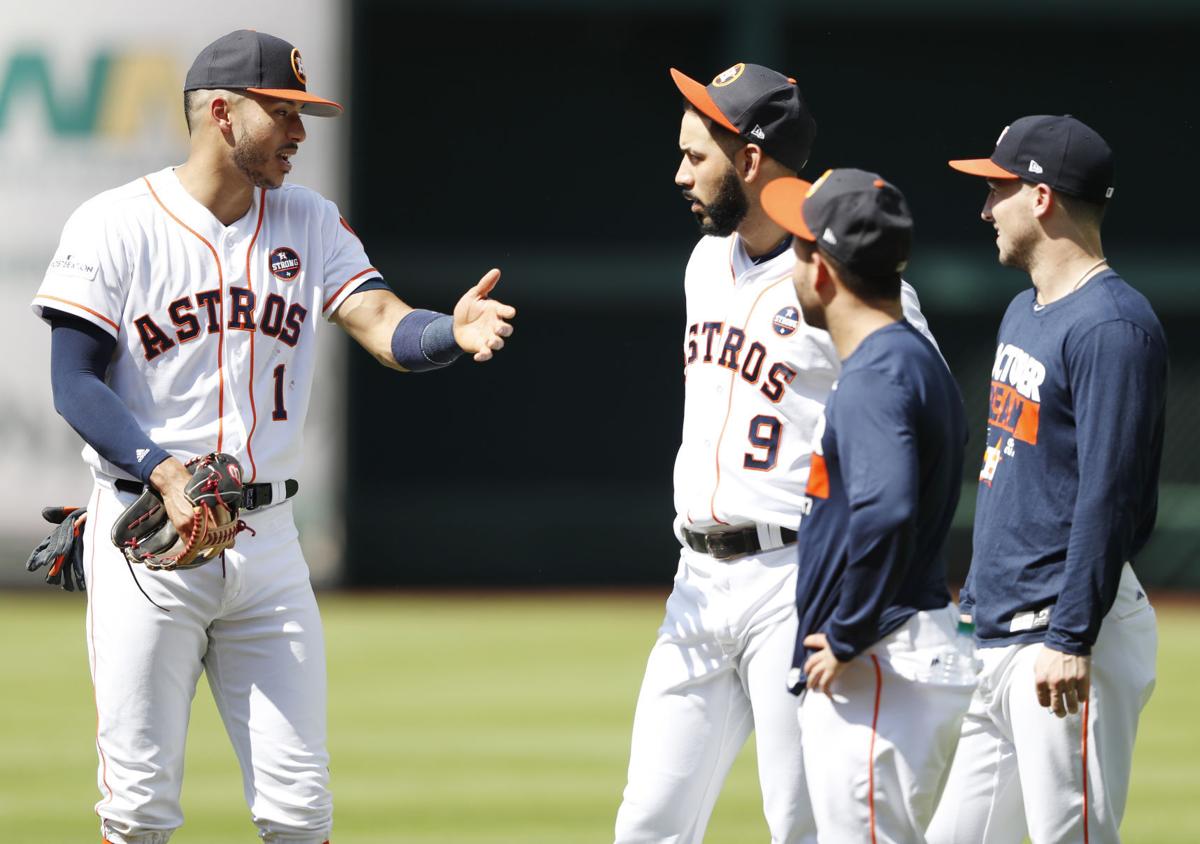 Astros ALCS Workout