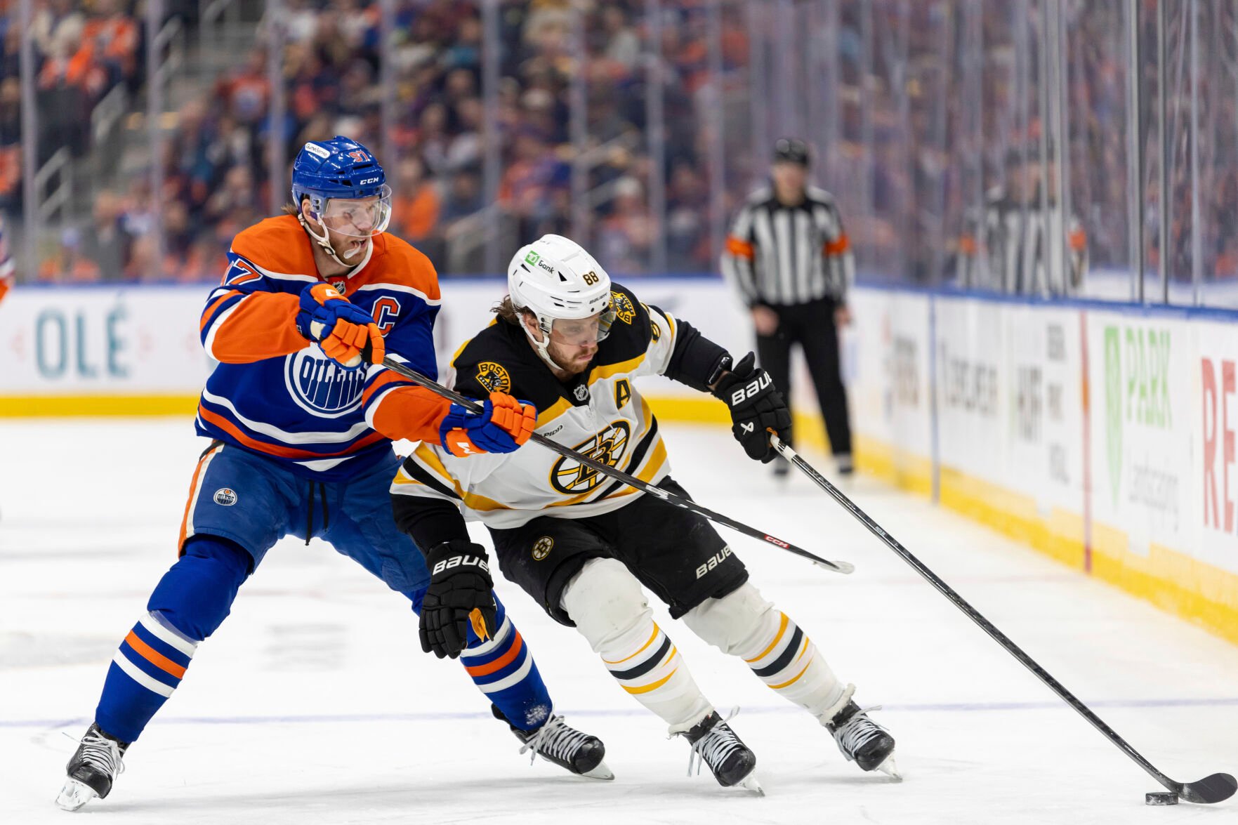 McDavid Ties It Late And Ekholm Gives Oilers A 3-2 Win Over Bruins In ...