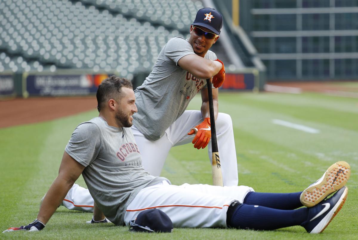 Houston Astros ALDS Workout