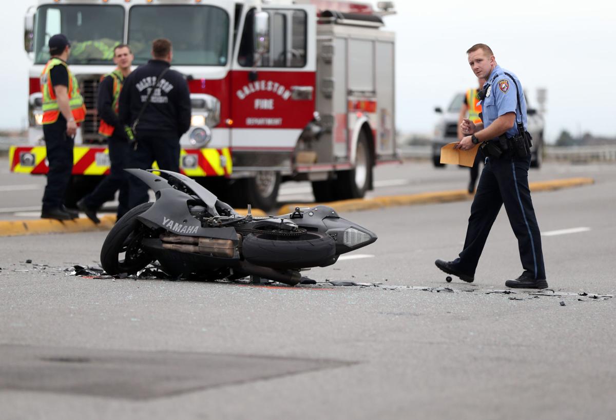 Motorcyclist injured in Galveston crash Local News The Daily News