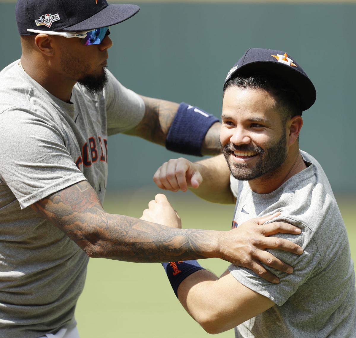 Houston Astros ALDS Workout