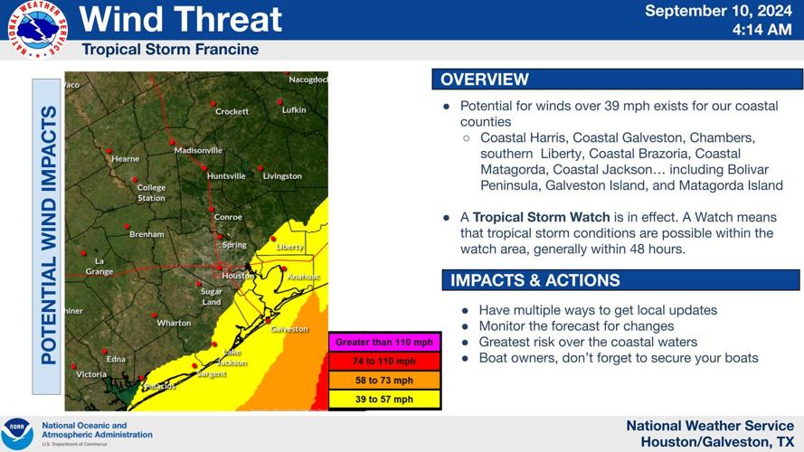 Tropical Storm Watch canceled for Galveston, Brazoria, Chambers ...
