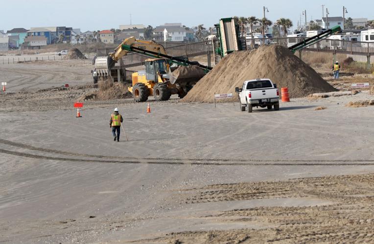 Galveston beach excavation part of debris cleanup project Local News