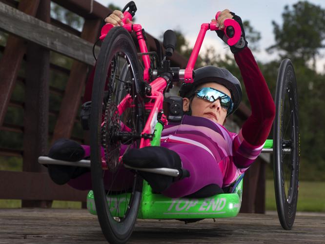 League City woman wins in handcycle division at Boston Marathon Local