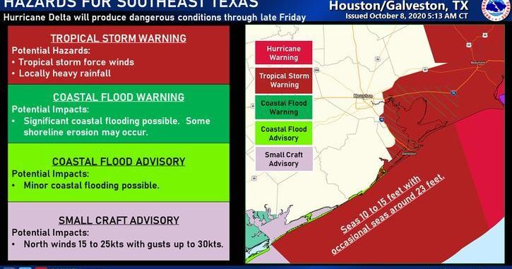 Tropical Storm and Coastal Flood Warnings now in effect for the ...