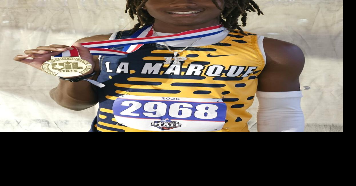 La Marque sprinter collects two gold medals at state meet