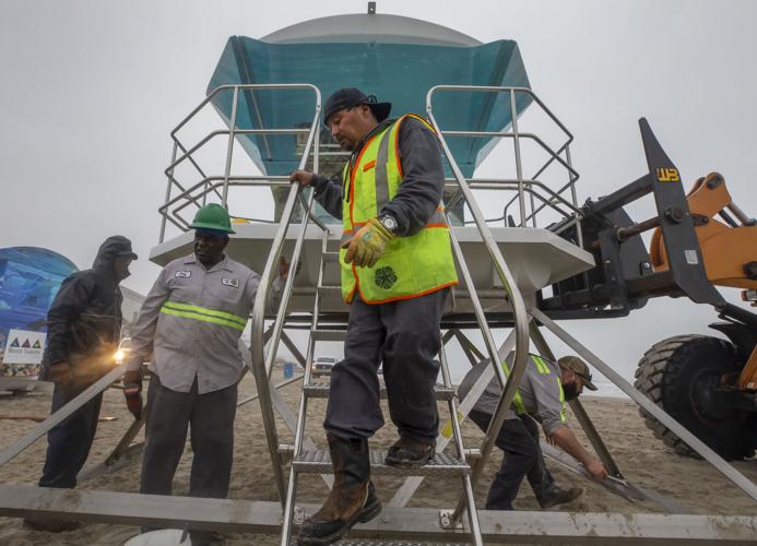 Galveston beach patrol sets up two new, safer guard towers Local News