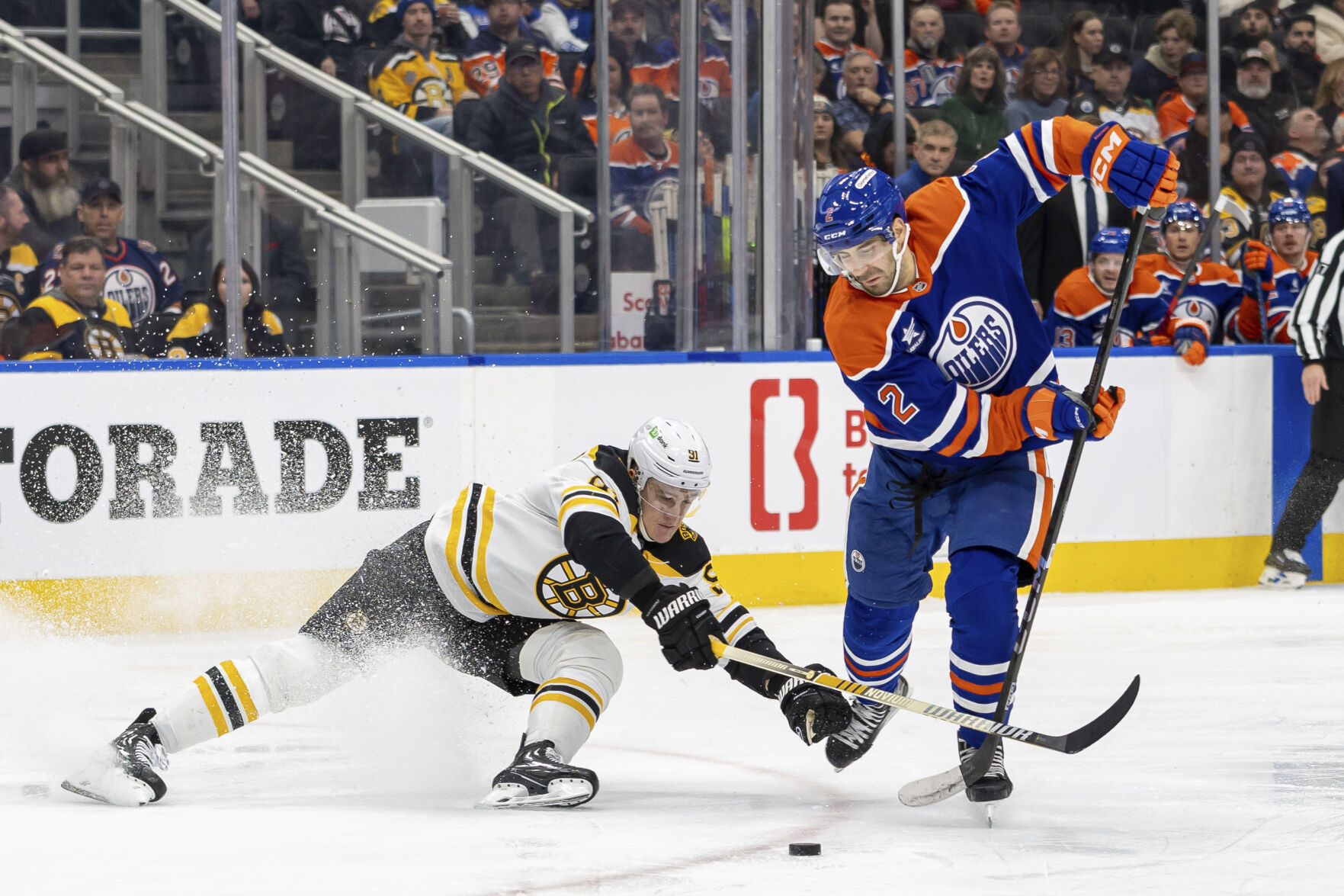 McDavid Ties It Late And Ekholm Gives Oilers A 3-2 Win Over Bruins In ...