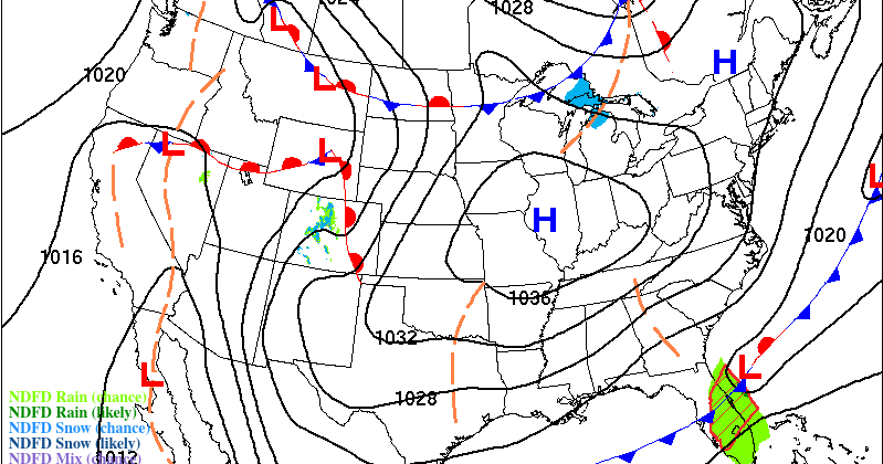 Weak cold front may prolong our spell of pleasant spring weather