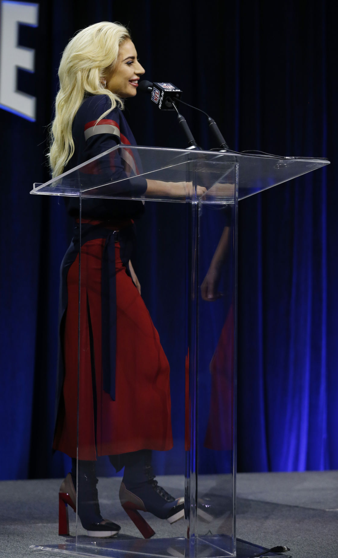 Lady Gaga at Super Bowl LI