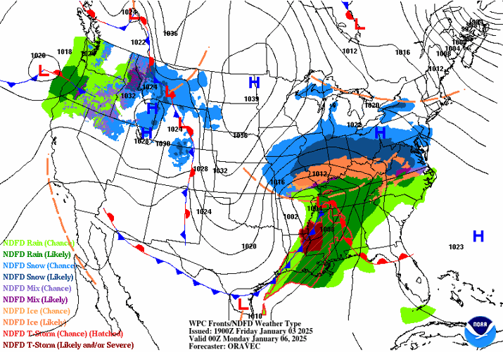 Thunderstorms and a light freeze possible with strong cold front on ...