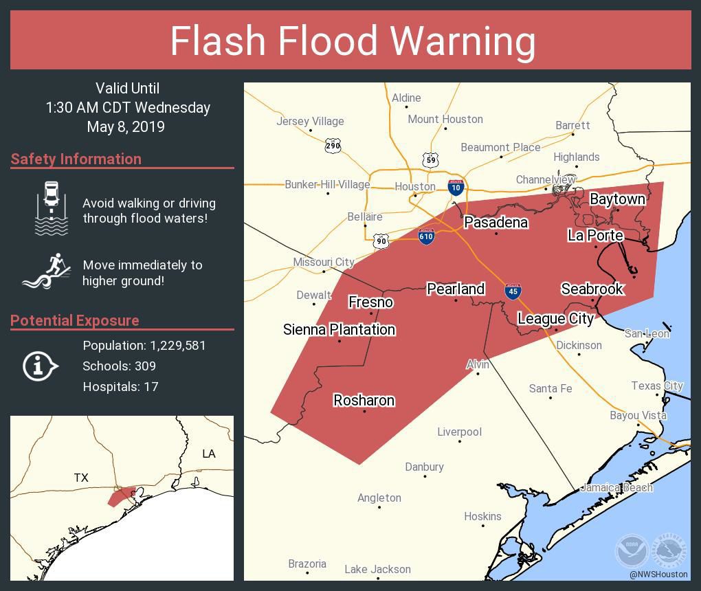 Weather warnings in effect in Galveston County Local News The Daily