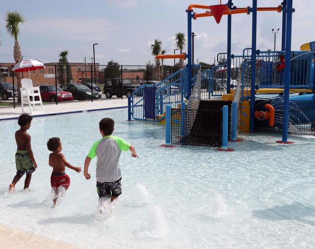 Longawaited Galveston community pool opens Local News The Daily News