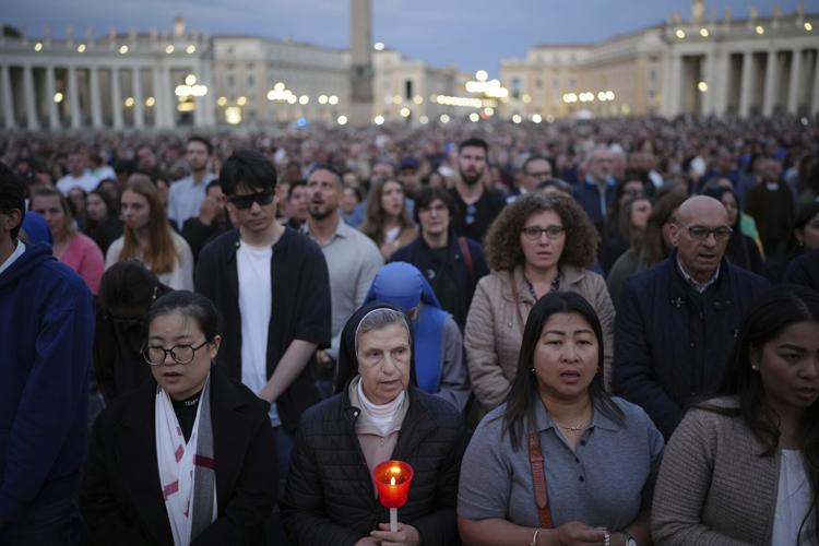 Pope Francis worried about greeting crowd in St. Peter's Square but was