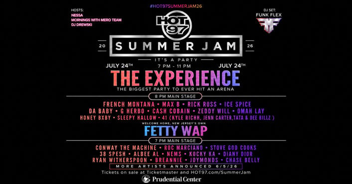 HOT 97 Announces Summer Jam 2026 | | The Daily News