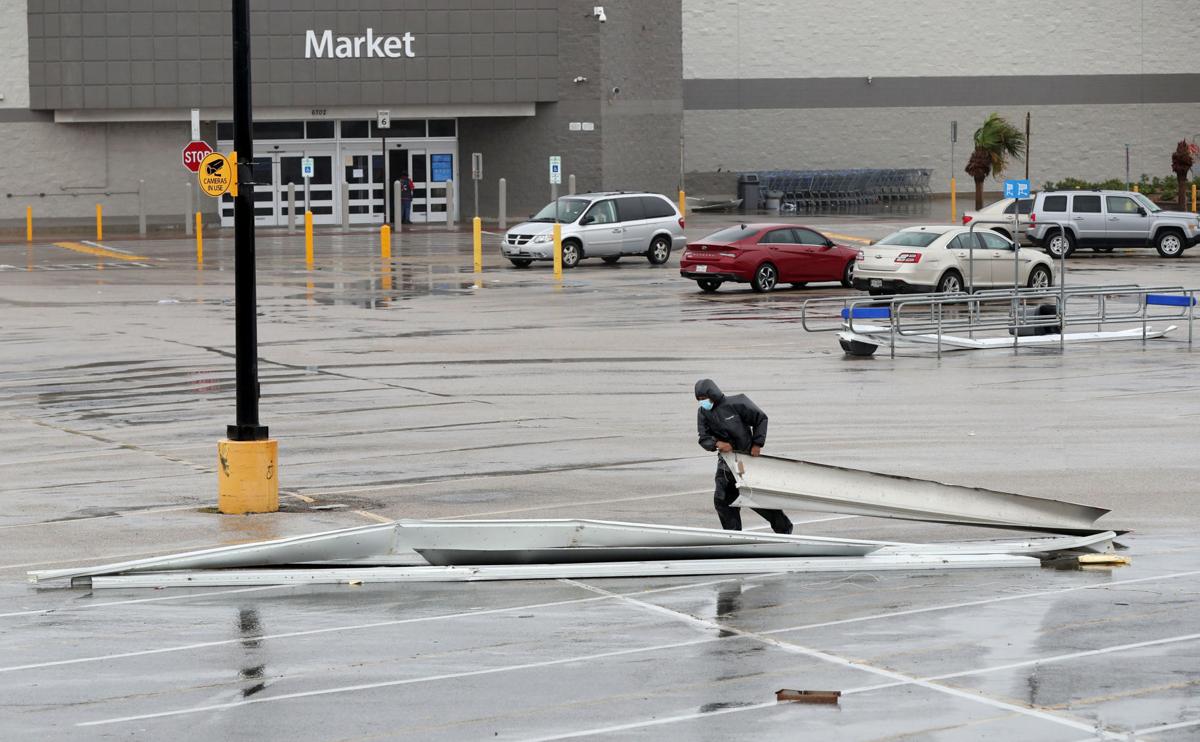 Island begins cleaning up damage from Hurricane Nicholas