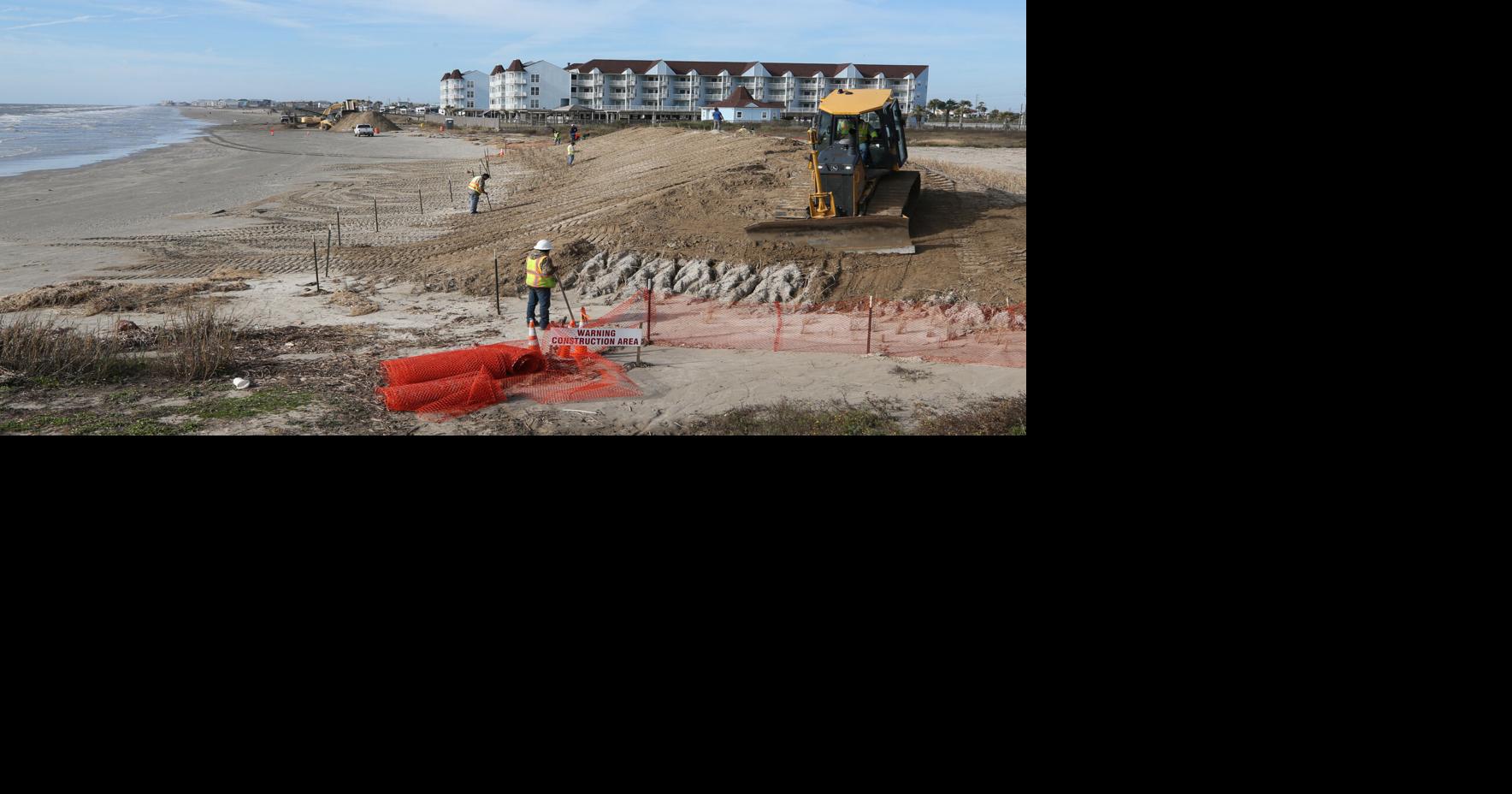 Galveston beach excavation part of debris cleanup project Local News