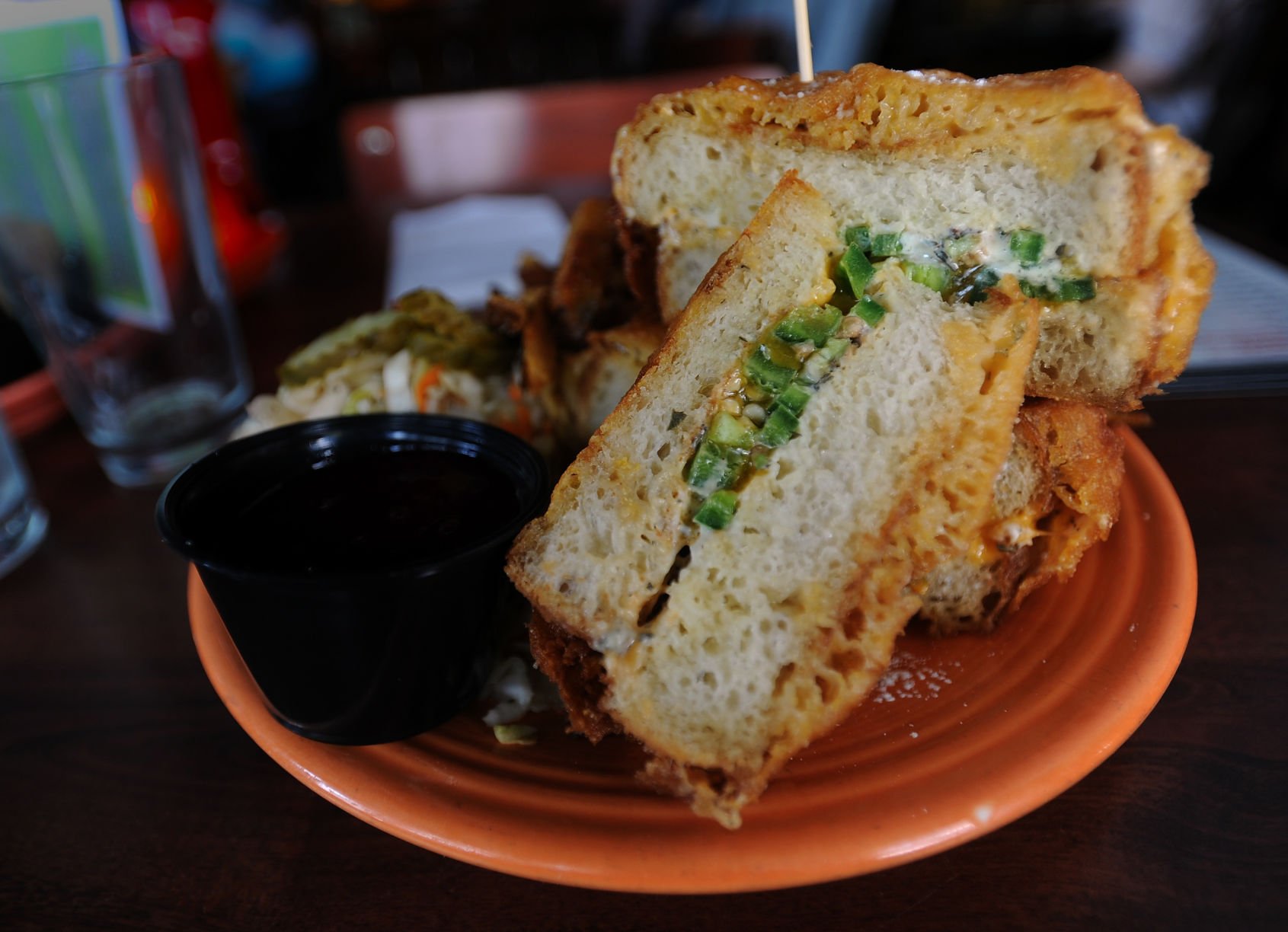 A Big Popper grilled cheese sandwich from Melt Bar and Grilled in Cleveland Heights