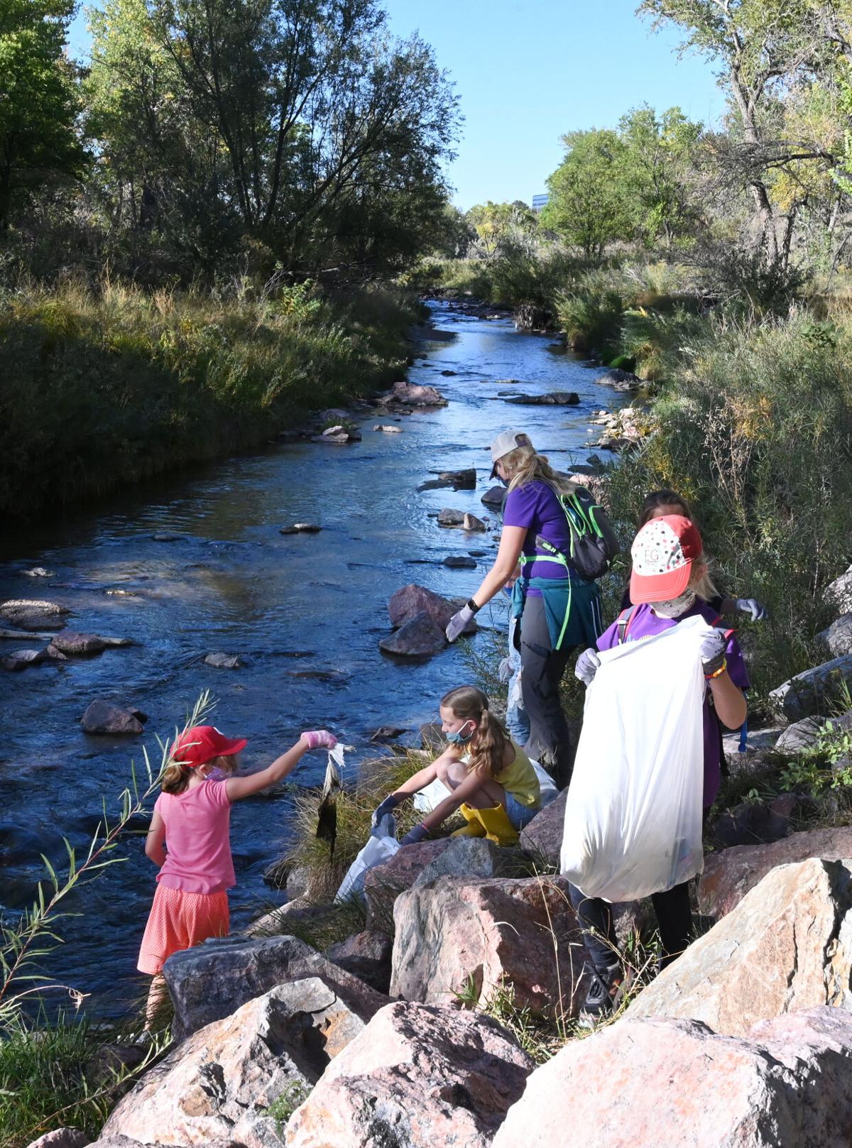 Girl Scouts clean up for Creek Week