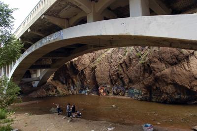 Graffiti Scarred Rainbow Falls Under New Management Colorado