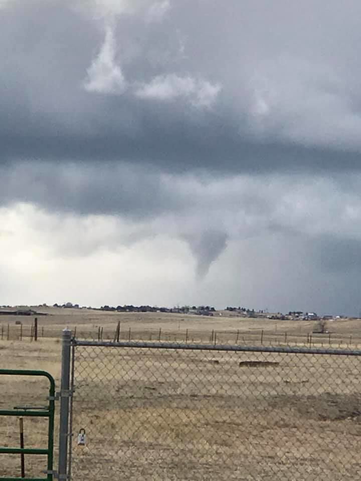 Tornado touches down northeast of Colorado Springs Colorado Springs