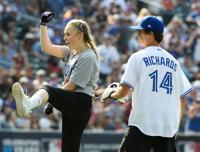 Jojo Siwa Wows Baseball Fans During MLB All-Star Celebrity Softball Game,  Hits A Double Off Quavo