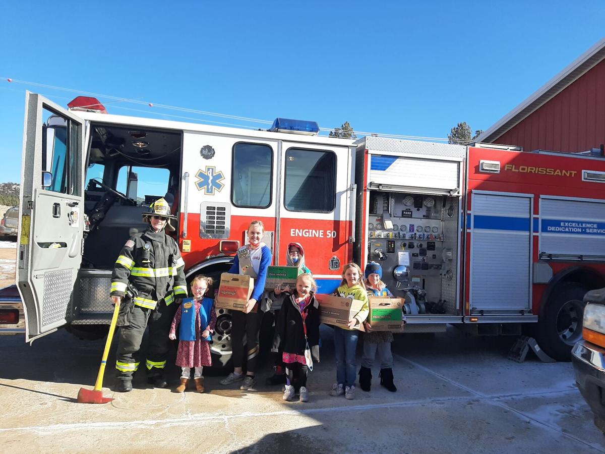 Girl Scout cookies delivered to law enforcement, first responders across Teller County