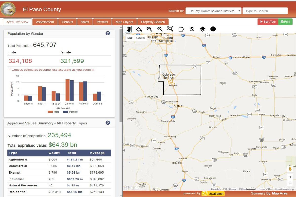 El Paso County Assessor Map - Maping Resources
