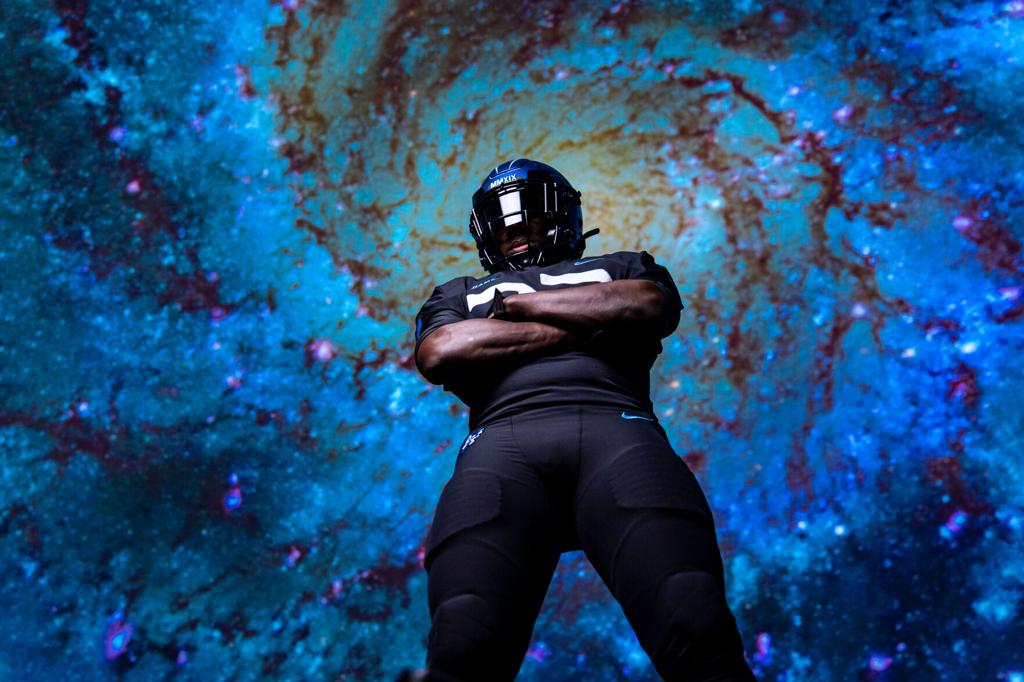 Air Force football team debuts new Space Force jerseys for game against Navy  - CBS Colorado