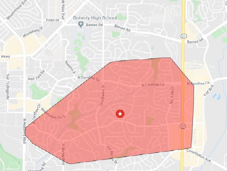 Colorado Springs Power Outage Affecting Thousands As Snow Storm