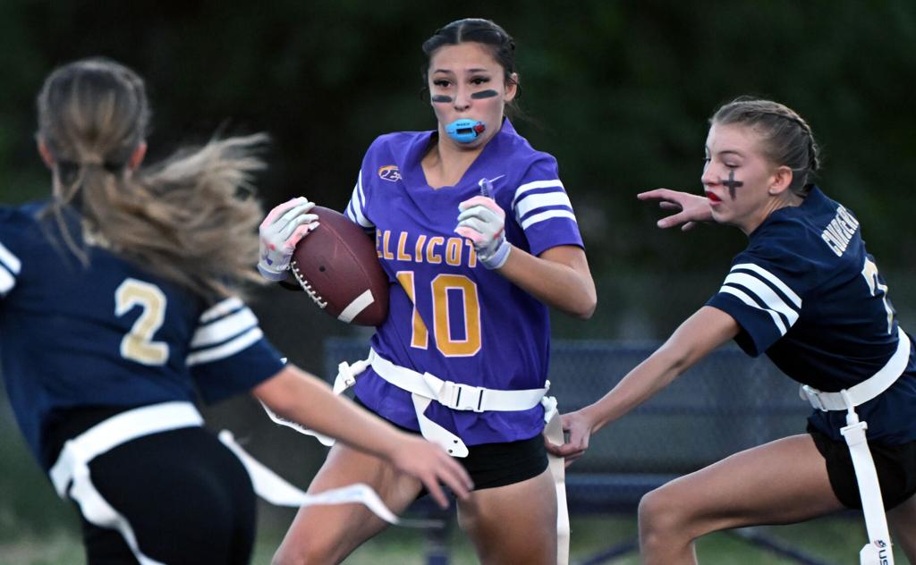 Woodland High School hosts first-ever girls flag football game