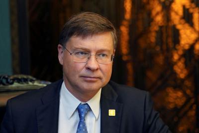 EU's Dombrovskis says EU prefers negotiated solution on trade with US